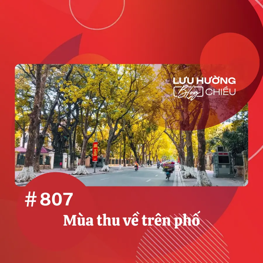 Mùa thu về trên phố